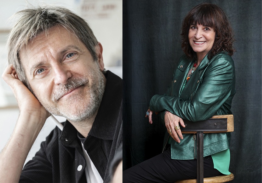 Paco Roca i Rosa Montero (Foto Montero: Isabel Wagemann).